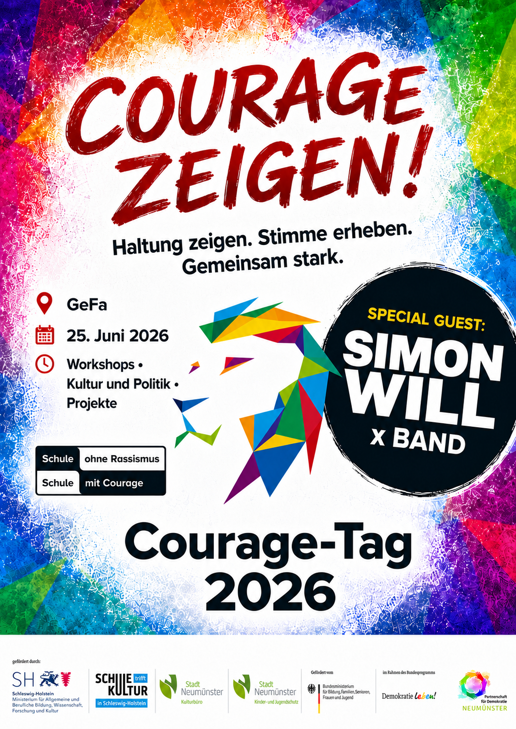Plakat Courage-Tag 2026